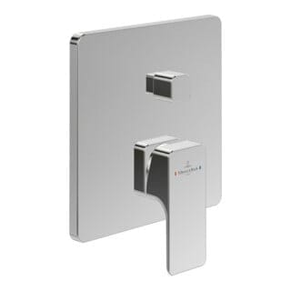 Villeroy&boch - Villeroy und Boch Subway 3.0 Fertigmontageset TVS11200300061 Unterputz-Einhebel-Wannenarmatur, mit Umsteller, Wandmontage, chrom