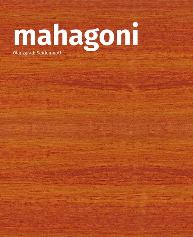 HK-Lasur 3in1 mahagoni, 0,75 Liter, Holzlasur aussen, 3facher Holzschutz mit Imprägnierung + Grundierung + Lasur, Feuchtigkeit- und UV-Schutz