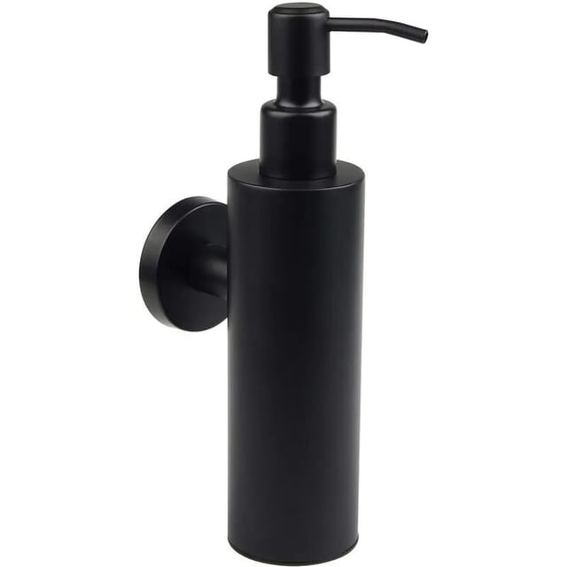 Seifenspender Zur Wandmontage Aus Edelstahl 304, 200 Ml, Mattschwarz, Seifenspender Zur Wandmontage, Badezimmer, Manuelle Shampoo-duschgelflasche