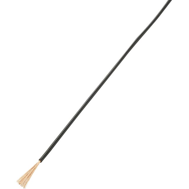 1572458 Litze LiFY 1 x 0.25 mm² Schwarz 10 m - Tru Components