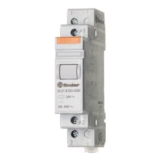 22.21.8.012.4000 Industrierelais Nennspannung: 12 v/ac Schaltstrom (max.): 20 a 1 Schließer - Finder