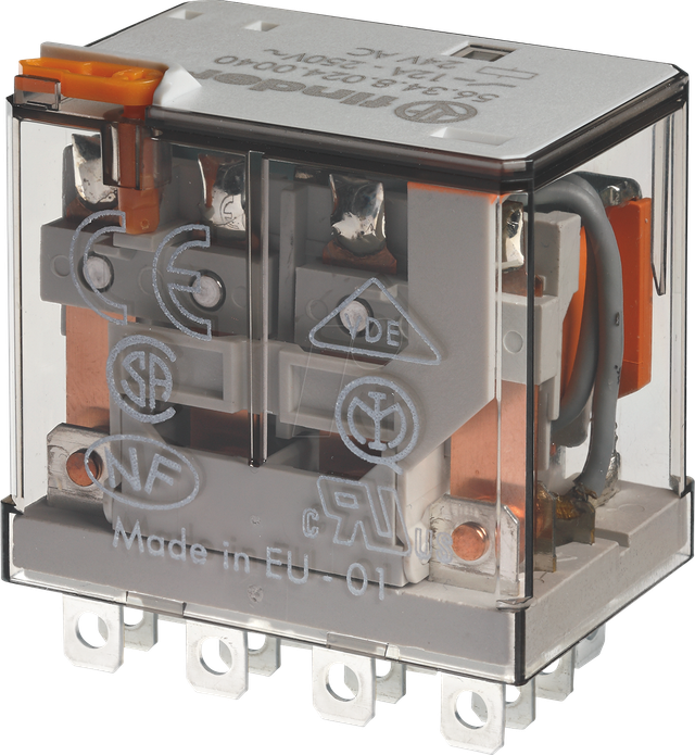 Finder - 56.34.9.024.0000 Steckrelais 24 v/dc 12 a 4 Wechsler 1 St.