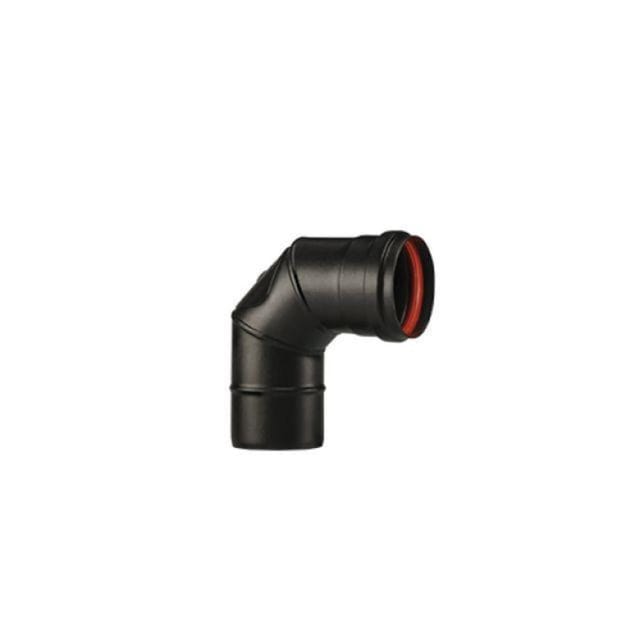 Curva -Ellbogen 90 ° für Rauchrohr Pelletofen - 8cm
