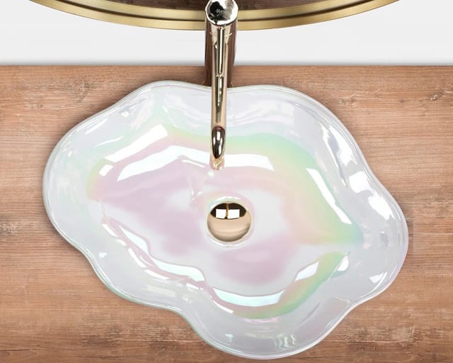 REA - aufsatzwaschbecken akoya pearl