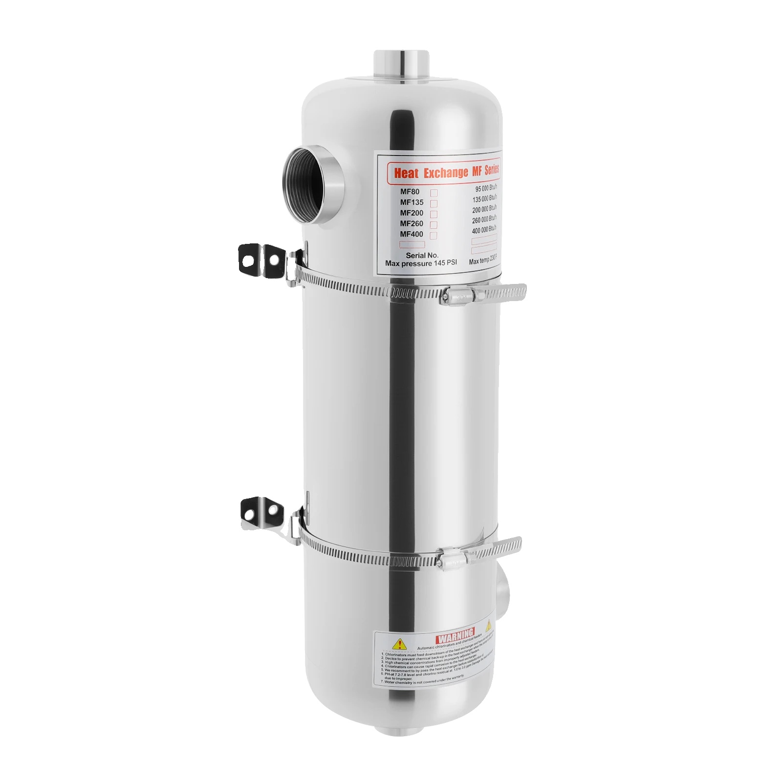 Wärmetauscher Für Schwimmbäder, 60 Kw Leistung, 200.000 Btu/h Wärmeleistung