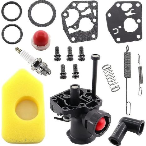 Aktivkohle-vergaser-reparatursatz Für Briggs & Stratton Rasenmäher – Filter, Regler, Membran – Kompatibel Mit Den Modellen 499809, 498809a, 494406, 795477, 795469, 794147 Und 699660