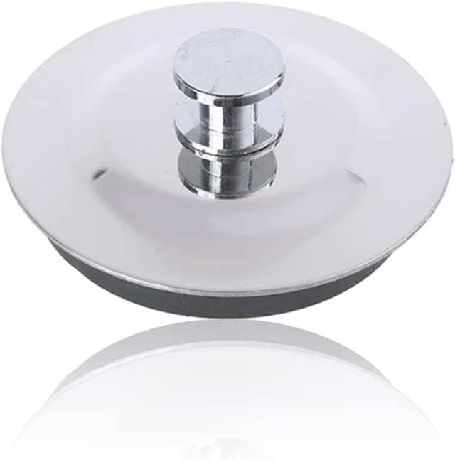 Abflussstöpsel 42 bis 45 mm, Badewannenstöpsel, Waschbeckenstöpsel, Küche, Bad