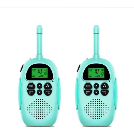 Wiederaufladbare Usb-walkie-talkies Für Kinder Mit 16 Kanälen, Zwei-wege-funkgerät Und Spielzeugtaschenlampe, Alter 3-12 Jahre, 4,8 Km (3 Meilen) Reichweite Für Outdoor-abenteuer -