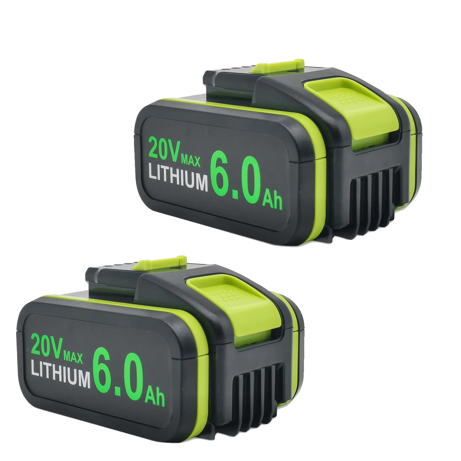 Akku, 6000 Mah Kapazität, Kompatibel Mit 20-v-werkzeugen, 2er-pack 6,0 Ah