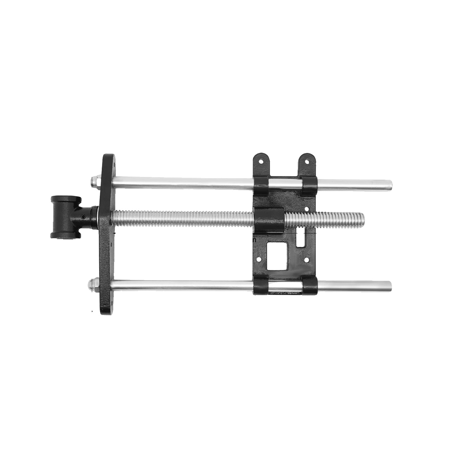 Wandmontierte Duschvorhangstange, Robuste Edelstahlkonstruktion, Silberfarben