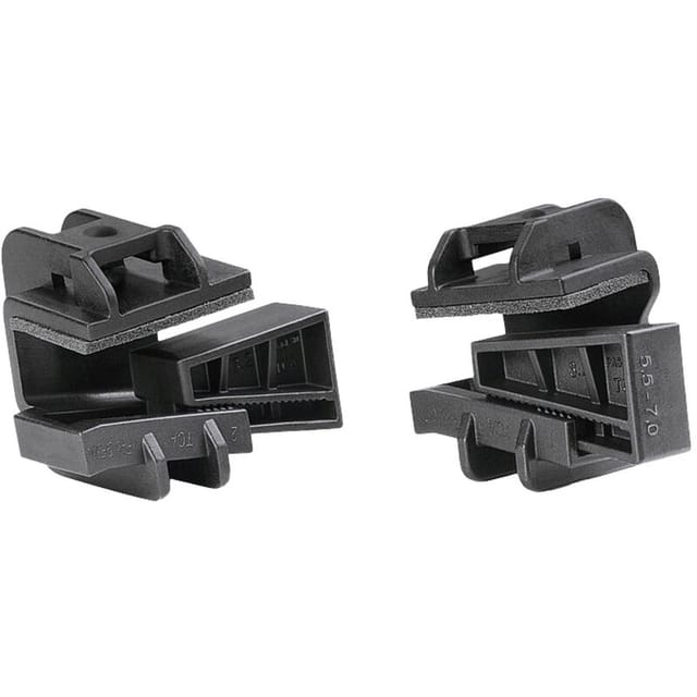 Hellermanntyton - Beam Clamp d with foam-PA6GF30-BK Befestigungssockel steckbar 151-01188 Schwarz 1