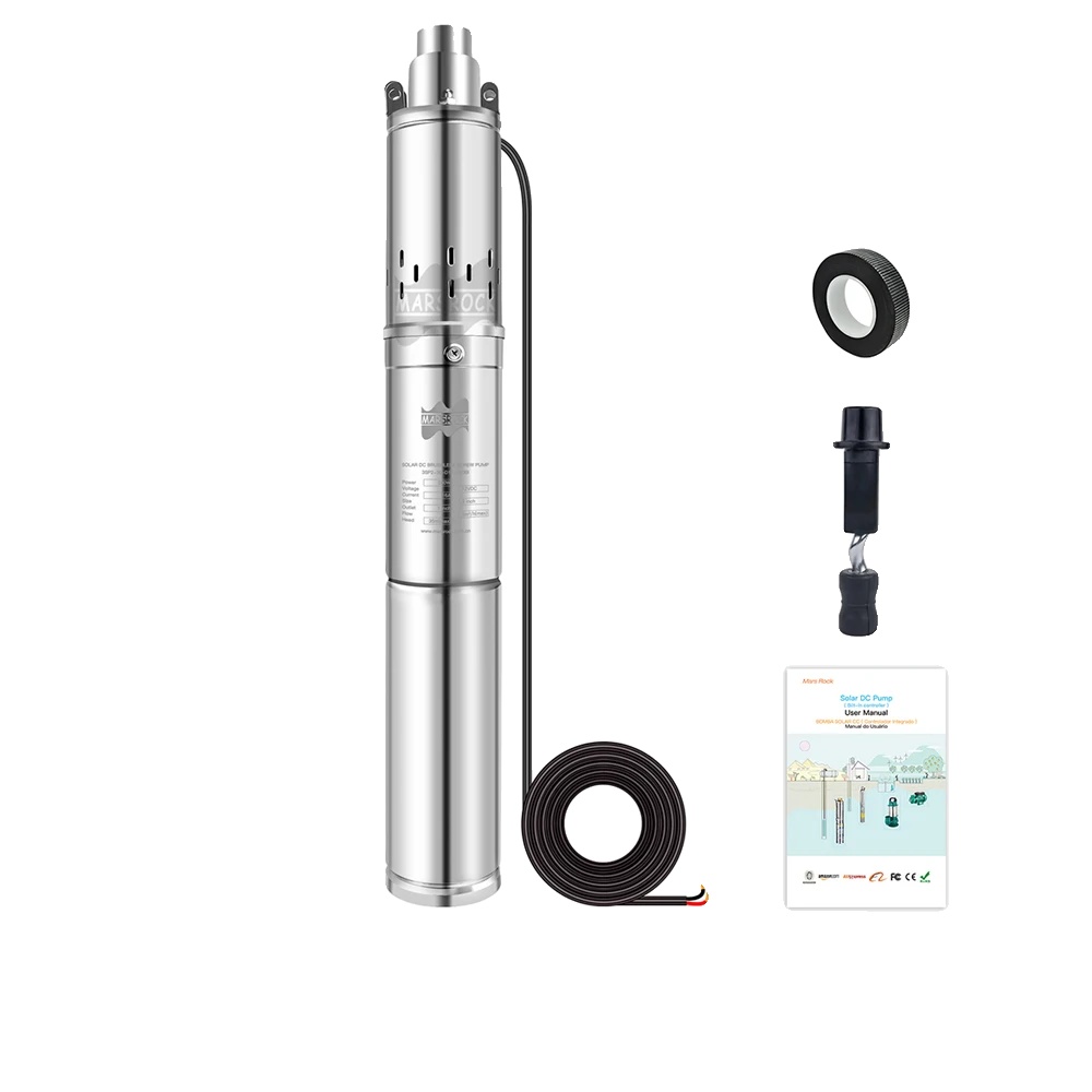 Tauchpumpe Mit Integrierter Steuerung, Geeignet Für Solaranlagen, 150 W, 12 V Dc
