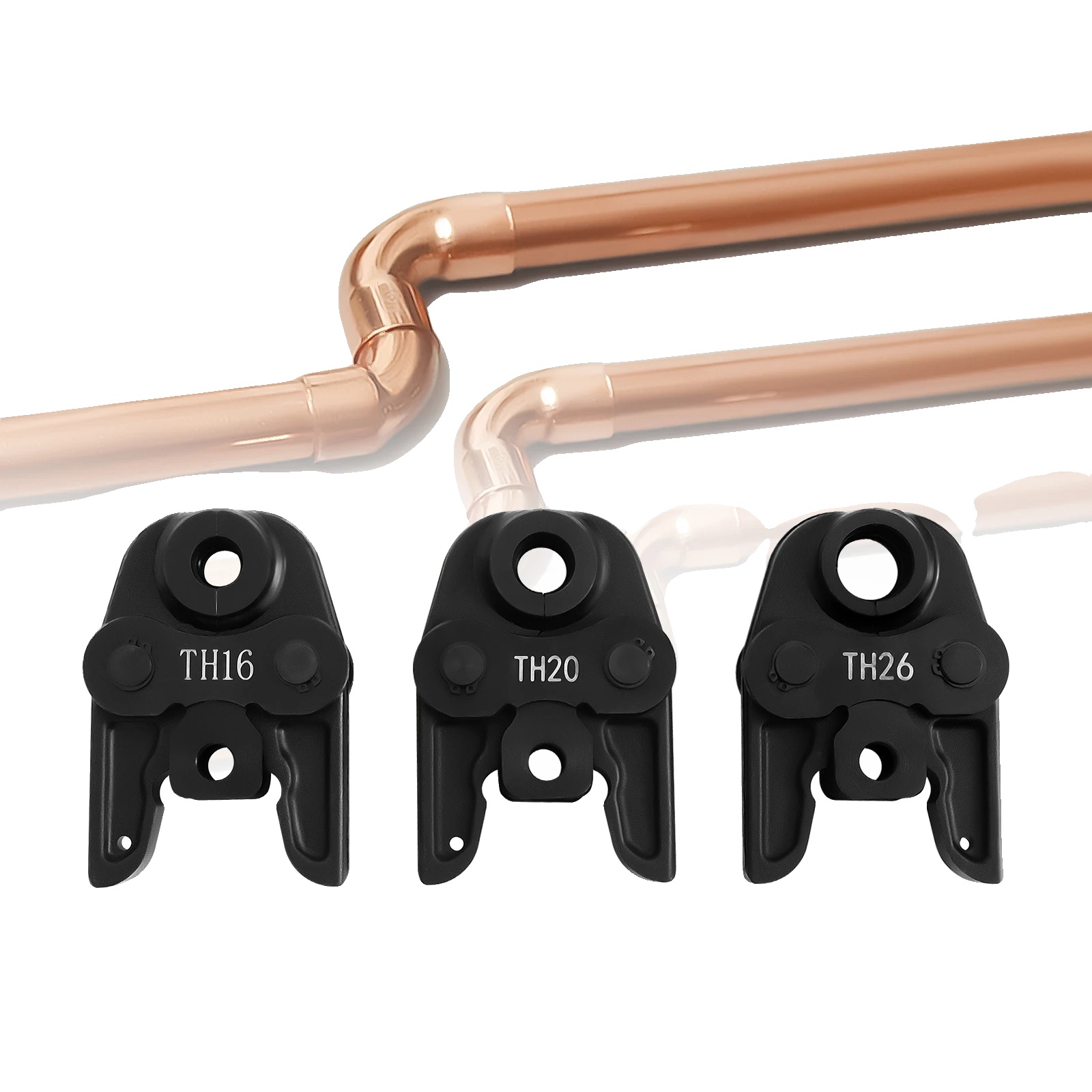 Hydraulisches Crimpwerkzeug, 6 Tonnen Kompressionskraft, 9 Matrizengrößen Enthalten, Gelb
