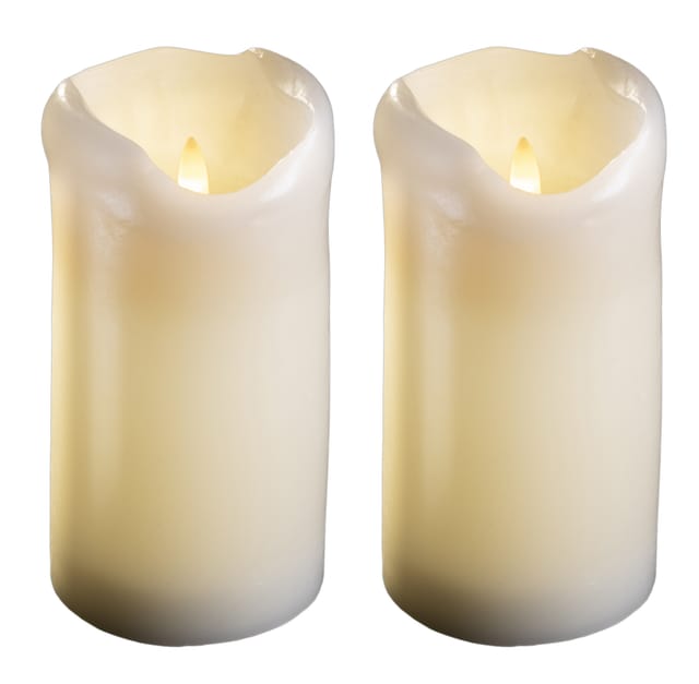 2x Novaliv Led Kerze Echtwachskerzen