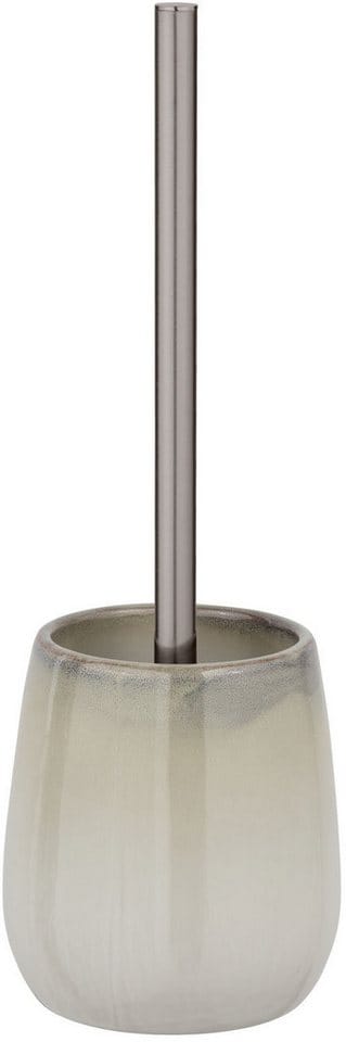 Schöner Wohnen WC-Garnitur Set Marano Beige Bürste Stiel Toilette Badezimmer - Beige, Kupfer