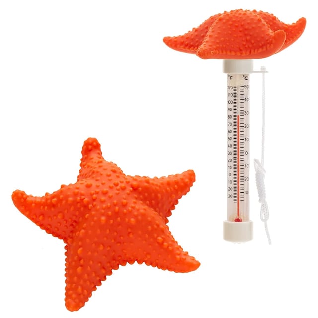 Schwimmendes Pool-Thermometer, große Größe, leicht ablesbarer Wassertemperaturbereich – Pools, Spas, Whirlpools, Teiche und Whirlpools (starfish05)
