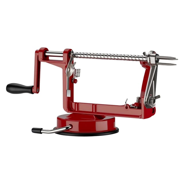 Wiltec - Apfelschäler 3 in 1 mit Stahlklingen, Apfelschälmaschine 30 x 10 x 13 cm, Schäler, Entkerner und Schneider, multifunktionale Schälmaschine