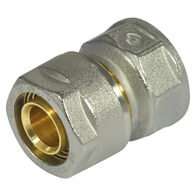 Format - ms Übergangsstück, blank, 16 mm x 1/2'IG, Klemmfitting für msvr