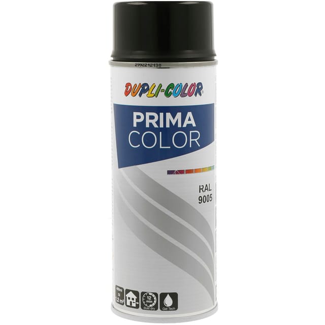 Dupli-color - Dupli Color Prima Lackspray, Sprühlack 400ml, tiefschwarz matt ral 9005