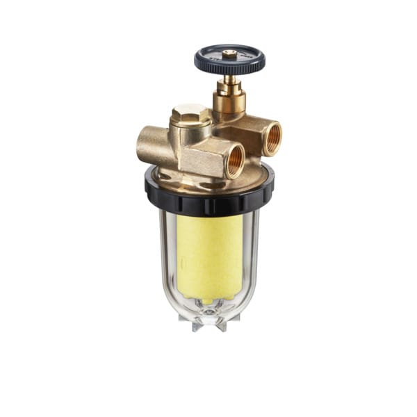 Oilpur z a Heizölfilter-Zweistrang dn 10 3/8' Innengewinde,Sinterkunststoff 50-75um - Oventrop