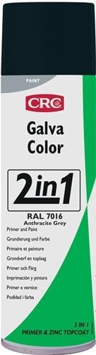 Eny Suministros - crc Zink-Korrosionsschutzspray mit Farbe, Galvacolor 2 in 1 , 500 ml, Farbe: GREY2