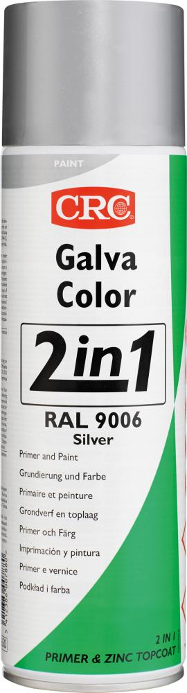 CRC - 20584-HO galvacolor Korrosionsschutz-Lack mit Zweifach-Wirkung Weißaluminium ral 9006 500 St.