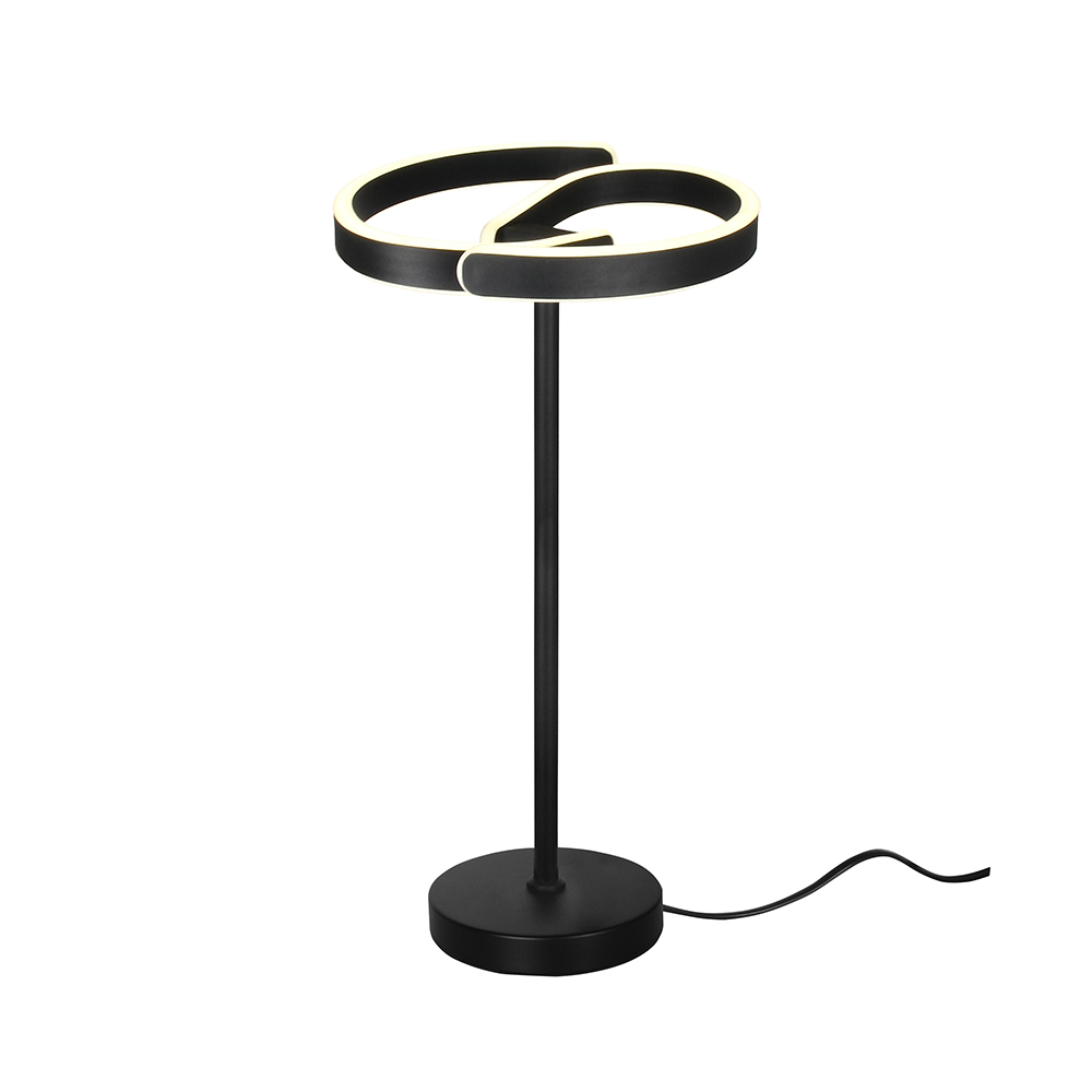 V-tac Vt-84047 Led-tischleuchte 25 W 4000 K 3250 Lm In Mattschwarzem Metall, Modernes Design