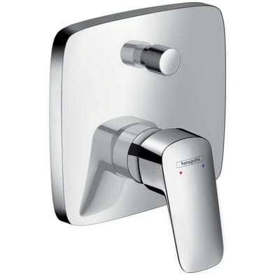 Logis Einhebel-Wannenmischer Unterputz 25,6l/min Chrom mit Sicherungskombination für iBox universal - Hansgrohe