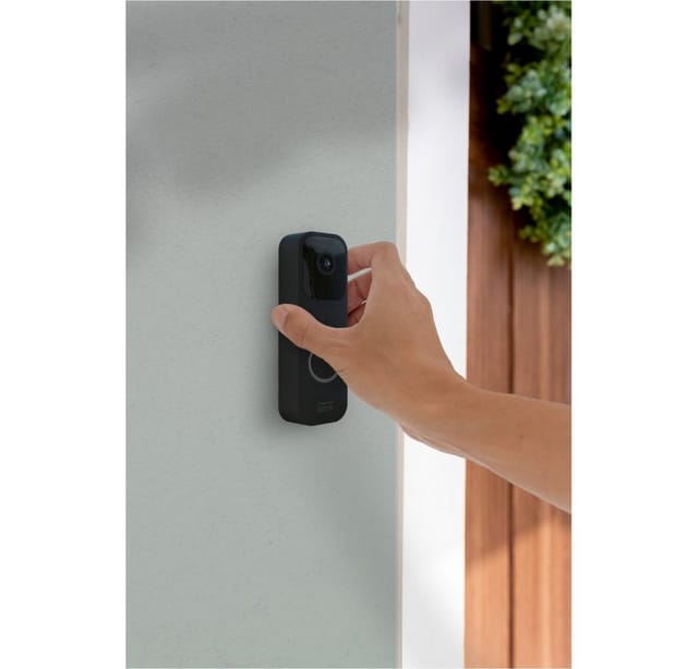Amazon Blink Video Doorbell - Zwei-Wege-Audio, HD-Video, Bewegungssensor, schwarz (B08SG2QTZS)