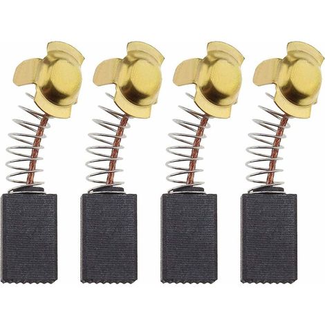 Bdd 2 Paar Kohlebürsten Für Kabelgebundene Bohrmaschinenmotoren, Kompatibel Mit Titan Ttb653sds 1500w Sds Plus, 6x10x16mm