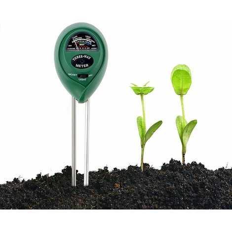 Säuregehalt, Alkalität, Ph-wert, Helligkeitstest, Stift, Boden, Trockenhygrometer, 3-in-1-bodenmessgerät