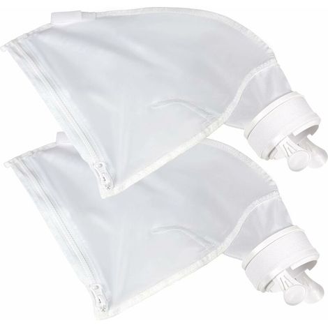 Nylon-poolreinigungsbeutel Für 280- Oder 480-pools, Ersatzbeutel Mit Reißverschluss, Mehrzweck-netzbeutel (2 Stück)