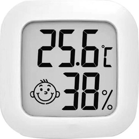 Bdd Hochpräzisions-digitalhygrometer-set, 2-teilig, Temperaturmonitor Und Komfortanzeige-hygrometer Für Zuhause Und Büro
