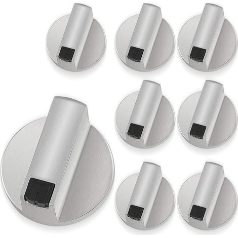 8 Stück Metall-herdknöpfe, Universelle Herdreglerknöpfe Als Ersatzzubehör Für Gasherde, 6 Mm