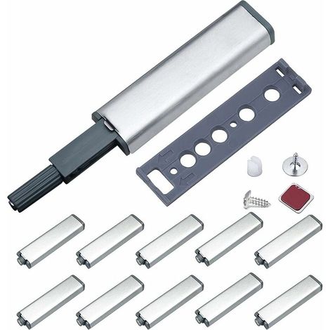 Drücken Sie, Um Die Magnetische Schranktür Zu Öffnen. Jiayi-metallmagnetschloss. Drücken Sie Den Magnetischen Schranköffnungsknopf, Um Die Dämpferschubladen Zu Öffnen (10 Stück).
