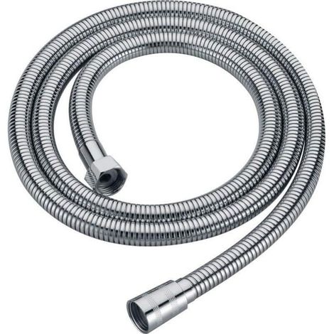 Ausziehbarer Duschschlauch Von 1,5 Bis 1,7 M, Universalschlauch Für Handbrause Oder Duschkopf, Doppelclips Für Maximalen Schutz, Bruchfester Edelstahl (150-170 Cm)