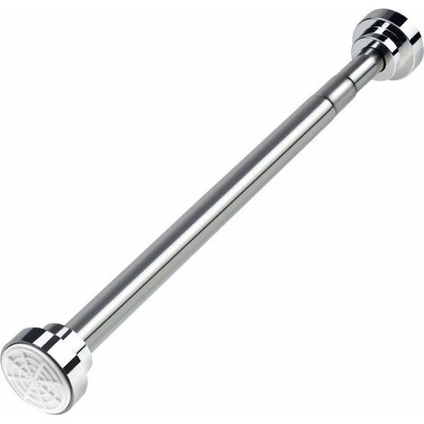 Teleskop-duschvorhangstange Aus Edelstahl, 40–50 Cm – Ausziehbare Stange Ohne Bohren – Längenverstellbar Für Schränke, Badezimmer, Fenster Und Türen
