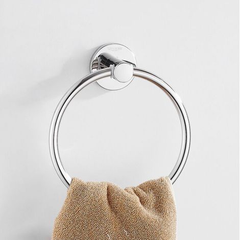 Wandmontierter Handtuchring Aus Edelstahl Für Bad, Küche, Schlafzimmer – Runder Handtuchhalter
