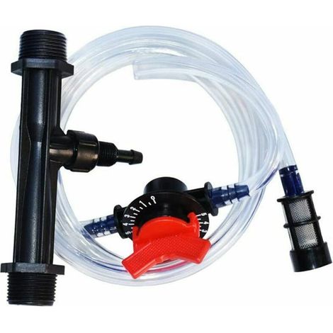 Dünger Mit Stroh 3/4 Mikro-jet-tropfbewässerung Düngervakuum All-in-one Wasser-dünger-mischset Durchscheinendes Tropfbewässerungssystem Für Gewächshäuser (3/4