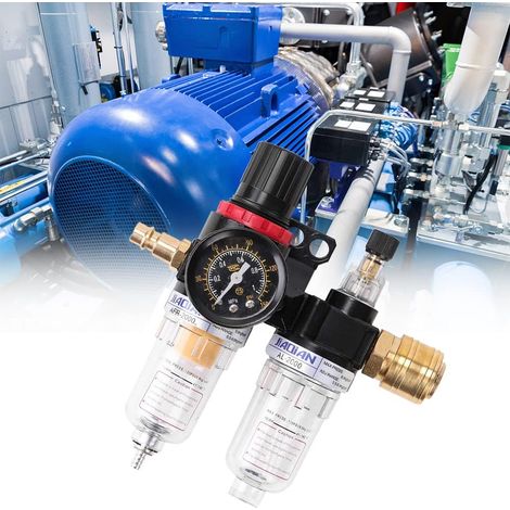 1/4"-filterregler, Druckluftdruckminderer, Druckluft-wasserabscheider Mit Manometer Für Druckluftwerkzeuge