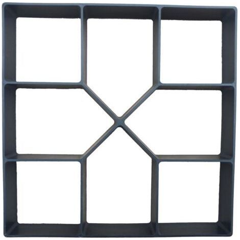 Quadratischer Duschkopf Mit Sechs Funktionen, Duschkopfset Mit Schalthebel, Chromoberfläche