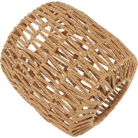 Lampenschirm Aus Natürlichem, Gewebtem Rattan: Vintage-lampenschirm Für Nachttischlampen, Deckenleuchten, Pendelleuchten Und Wandlampen (farbe Zufällig)