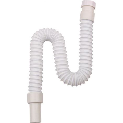 Flexibler Und Ausziehbarer S-förmiger Abflussschlauch – 3,8 Cm Winkel – Universeller Kunststoff – Für Küchenspülen, Badezimmerwaschbecken Und Spülbecken