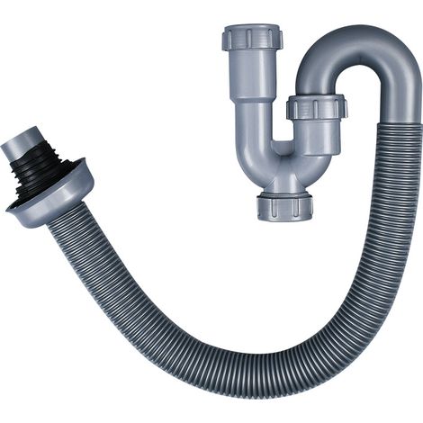 Abflussschlauch, 62 Cm, Universeller, Flexibler Abflussschlauch, Ein Abwasserschlauch Aus Flexiblem Abs-material, Geeignet Für Waschbecken Und Spülbecken Im Badezimmer