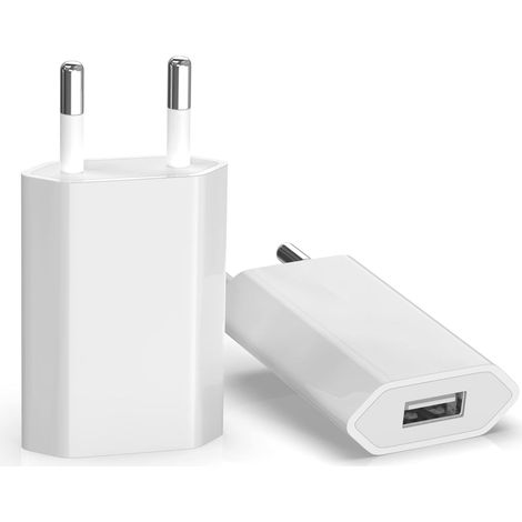 Bdd 2er-pack Usb-netzteiladapter 5v Usb-stromversorgung
