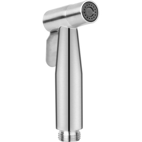 Tragbarer Bidet-sprühkopf, Sprühset Aus Gebürstetem Nickel-edelstahl, Badreiniger Für Stoffwindeln, Tragbarer Rostfreier Duschkopf