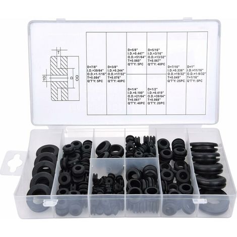 Gummitüllen, Gummitüllen-set Für Drähte, Stecker Und Kabel, 180 Stück