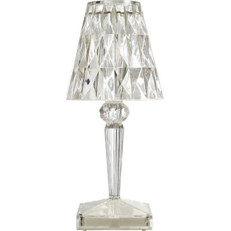 Nachtlicht, Acryl-tischleuchte, Wiederaufladbares Projektions-nachtlicht, Italienisches Design Von Kartell (einteilig)