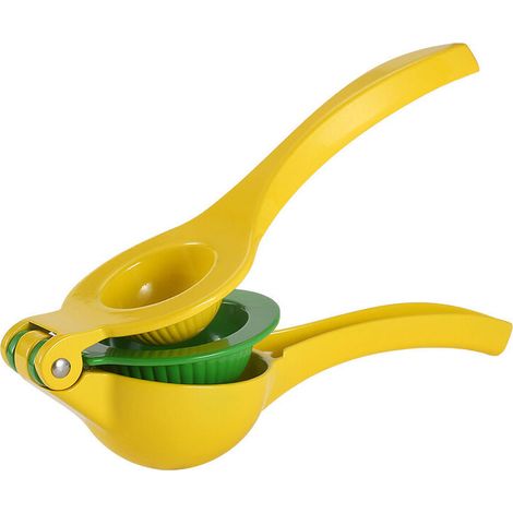 2-in-1 Zitruspresse, Manuelle Zitruspresse, Aluminiumlegierung, Bpa-frei, Spülmaschinenfest.