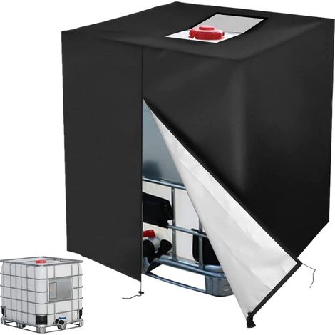 Plane Für 1000-liter-tank, Sonnenschutzplane Für Ibc-regenwassertank, Staubdicht, Uv-beständig, Schutzabdeckung, Plane (116 X 100 X 120 Cm)